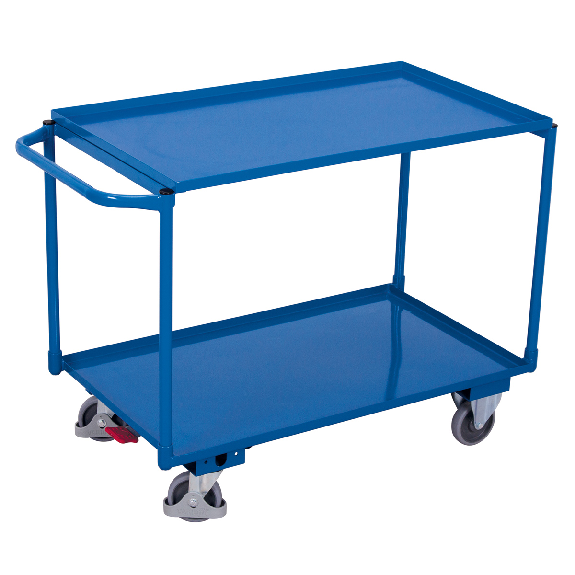 VARIOfit Tischwagen mit Gitterrost und 2 Ladeflächen 995x595mm VARIOfit Tischwagen mit Gitterrost und 2 Ladeflächen 995x595mm-Beschreibung lesen