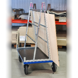 Plattenwagen verzinkt 1000x700x1380mm mit Gummibereifung mit Bremse-Beschreibung lesen