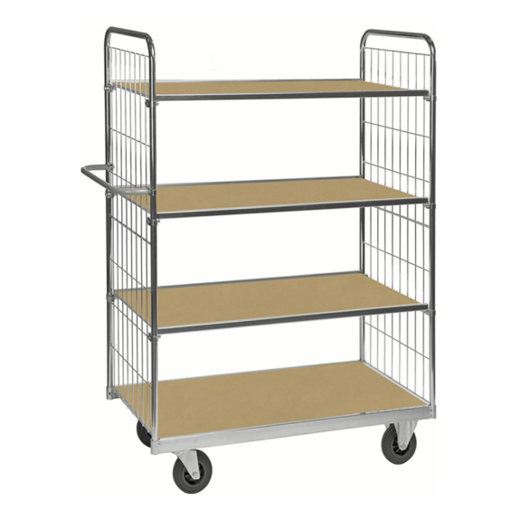 ESD-Etagenwagen Serie 9000-S mit 4 Etagen 1200x600mm Ladefläche mit Bremse ESD-Etagenwagen Serie 9000-S mit 4 Etagen 1200x600mm Ladefläche mit Bremse-Beschreibung lesen