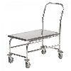 Kongamek Edelstahl- Plattformwagen rostfrei mit Schiebegriff und Bremse 760x440mm Ladefläche Gummibereifung Kongamek Edelstahl- Plattformwagen rostfrei mit Schiebegriff und Bremse 760x440mm Ladefläche Gummibereifung