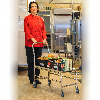 Kongamek Edelstahl- Plattformwagen rostfrei mit Schiebegriff und Bremse 760x440mm Ladefläche Gummibereifung Kongamek Edelstahl- Plattformwagen rostfrei mit Schiebegriff und Bremse 760x440mm Ladefläche Gummibereifung