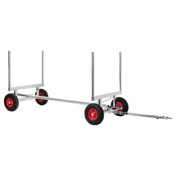 Carro largo galvanizado con 4 postes de esquina 4000 mm 3500 kg-Leer más