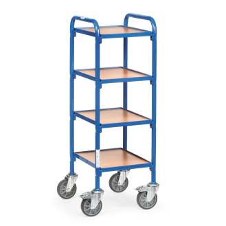 Fetra Beistellwagen mit Holzwerkstoffplatten für 4 Eurokisten ohne Eurokisten-Beschreibung lesen