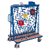 Modularer Transportwagen mit Ablage