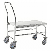 Kongamek Edelstahl- Plattformwagen komplett rostfrei mit Schiebegriff und Bremse 760x440mm Ladefläche Gummibereifung Kongamek Edelstahl- Plattformwagen komplett rostfrei mit Schiebegriff und Bremse 760x440mm Ladefläche Gummibereifung