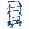 VARIOfit Beistellwagen mit 3 offenen Böden, neigbar 610x410mm VARIOfit Beistellwagen mit 3 offenen Böden, neigbar 610x410mm
