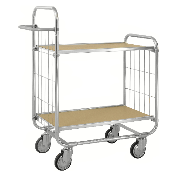 ESD-Etagenwagen Serie 8000-L mit 2 Etagen 1000x425mm Ladefläche mit Bremse ESD-Etagenwagen Serie 8000-L mit 2 Etagen 1000x425mm Ladefläche mit Bremse-Beschreibung lesen
