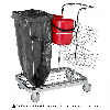Reinigungswagen verzinkt 770x550x1000mm für 25l-Säcke