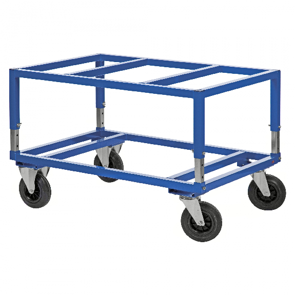 Palettenwagen in blau höhenverstellbar 655mm hoch ohne Bremse für Euro-Paletten 1200x800mm Palettenwagen in blau höhenverstellbar 655mm hoch ohne Bremse für Euro-Paletten 1200x800mm-Beschreibung lesen
