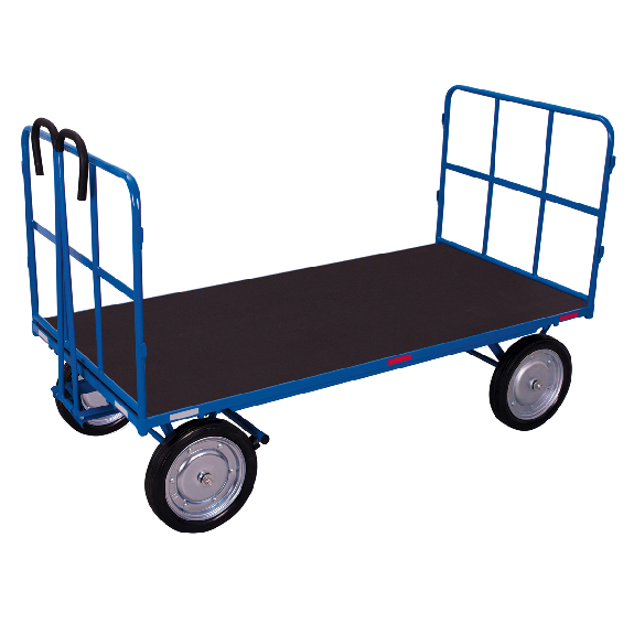 Handpritschenwagen mit 2 Rohrgitterwänden und Vollgummibereifung 1140x800mm Handpritschenwagen mit 2 Rohrgitterwänden und Vollgummibereifung 1140x800mm-Beschreibung lesen
