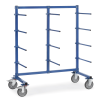 Tragarmwagen 1200x800mm, 12 Tragarme einseitig mit PVC-Schlauch überzogene Tragarme