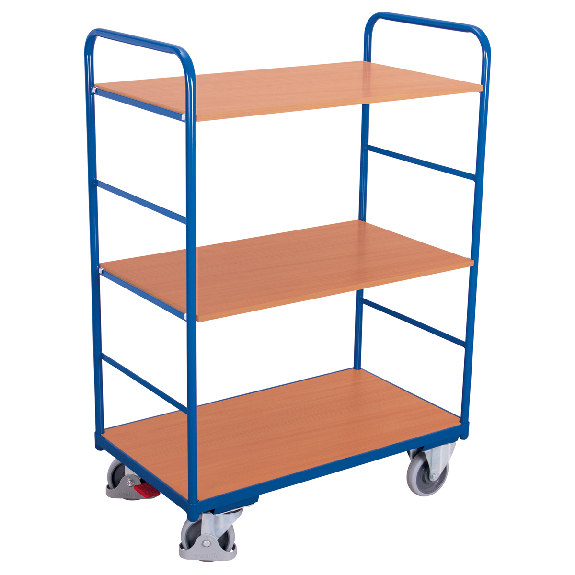 Etagenwagen, hoch mit 3 Ladeflächen 1200x800mm Etagenwagen, hoch mit 3 Ladeflächen 1200x800mm-Beschreibung lesen