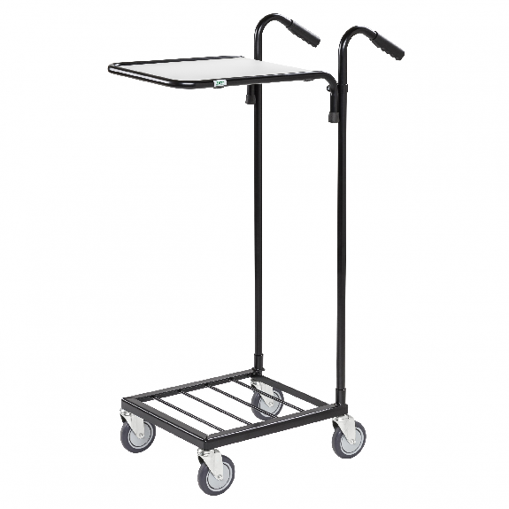 Kongamek Mini- Servierwagen in schwarz mit Ladefläche 410x355mm und Bremse Kongamek Mini- Servierwagen in schwarz mit Ladefläche 410x355mm und Bremse-Beschreibung lesen