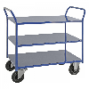Etagenwagen voll verschweisst mit 3 Böden 940x540mm Ladefläche ohne Bremse
