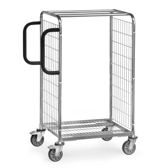 Kommissionierwagen aus Drahtschweißgitter, 1225 mm hoch 650x510-Beschreibung lesen