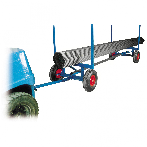 Langgutwagen in blau mit 4 Eckpfosten 4000mm lang 3500kg Tragkraft Langgutwagen in blau mit 4 Eckpfosten 4000mm lang 3500kg Tragkraft-Beschreibung lesen