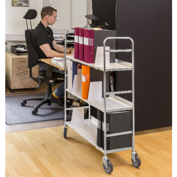 Mobiler Etagenwagen 790x290x1500mm verzinkt 75kg Mobiler Etagenwagen 790x290x1500mm verzinkt 75kg-Beschreibung lesen
