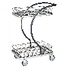C-Line Tischwagen grau 2 Etagen mit Korb 595x360mm C-Line Tischwagen grau 2 Etagen mit Korb 595x360mm