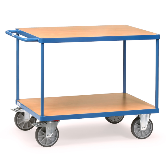 Tischwagen mit Holzwerkstoffplatten 2 Etagen 1197x609x900mm Außenmaße-Beschreibung lesen