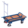 VARIOfit Klappbügelwagen mit 2 Etagen 720x450mm Ladefläche VARIOfit Klappbügelwagen mit 2 Etagen 720x450mm Ladefläche