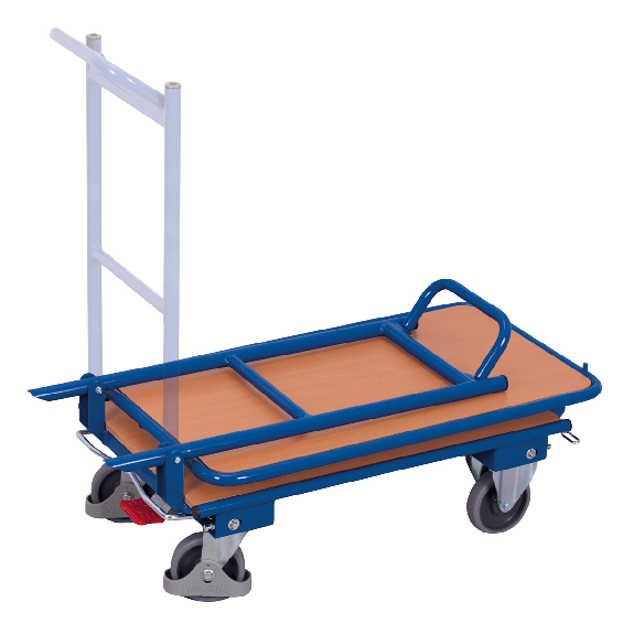 VARIOfit Klappbügelwagen mit 2 Etagen 720x450mm Ladefläche VARIOfit Klappbügelwagen mit 2 Etagen 720x450mm Ladefläche-Beschreibung lesen