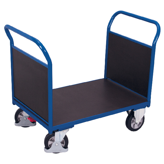 Doppel-Stirnwandwagen mit Siebdruckplatte 1000kg Tragkraft 995x700mm-Beschreibung lesen