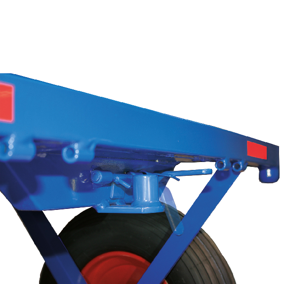 Handpritschenwagen mit Bordwand und Vollgummibereifung 1585x780mm-Beschreibung lesen
