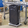 Kongamek Müllsackständer in weiß 340x340x710mm für 240l-Säcke