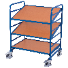 Eurokastenwagen mit 2 neigbaren Holzböden 825x610mm