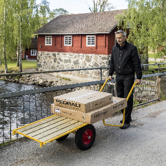 Schwerlastwagen 1650x615mm Ladefläche mit pannensicherer Bereifung und 500kg Tragkraft-Beschreibung lesen