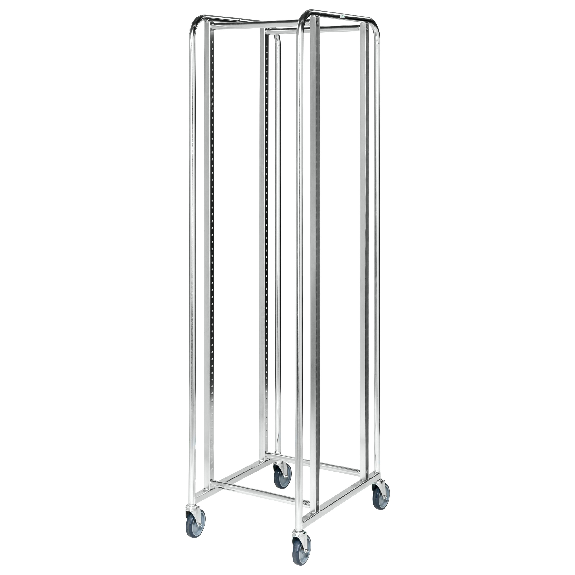 Carro de cajas Euro 470x585x1880mm galvanizado sin suelos, frenos ni rieles-Leer más