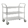 Kongamek Etagenwagen mit 3 Böden 900x440mm verzinkt ohne Bremse