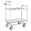 Kommissionierwagen verzinkt mit 2 laminierten Böden 750x425mm