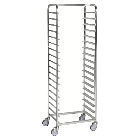 Tablettwagen 600x440x1880mm verzinkt für 18 Tabletts mit Bremse Tablettwagen 600x440x1880mm verzinkt für 18 Tabletts mit Bremse-Beschreibung lesen