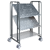 Kommissionierwagen Serie 168 dunkelgrau 877x638x1300mm