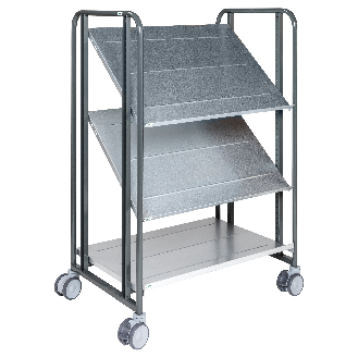 Kommissionierwagen Serie 168 dunkelgrau 877x638x1300mm-Beschreibung lesen