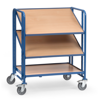 Eurokastenwagen mit 3 Holzwerkstoffplatten für je 2 Eurokästen-Beschreibung lesen