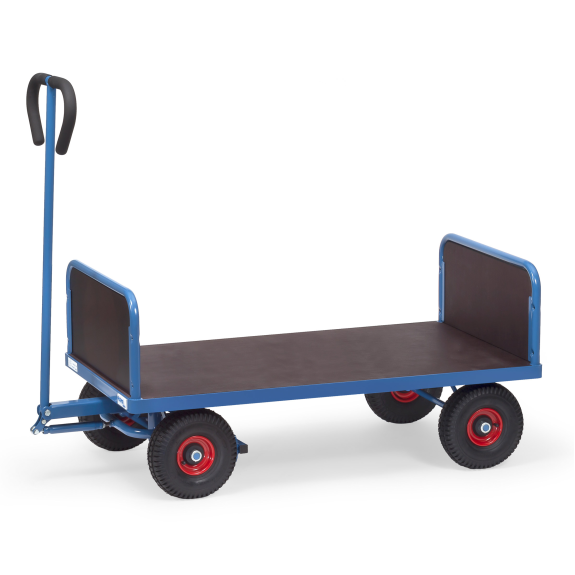 Handwagen mit 2 Stirnwänden, 1200x700 mm Ladefläche Handwagen mit 2 Stirnwänden, 1200x700 mm Ladefläche-Beschreibung lesen