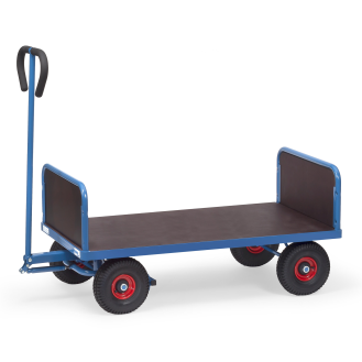 Handwagen mit 2 Stirnwänden, 1200x700 mm Ladefläche-Beschreibung lesen