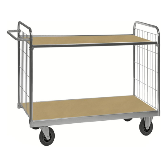ESD-Etagenwagen Serie 9000-M mit 2 Etagen 1200x600mm Ladefläche ohne Bremse ESD-Etagenwagen Serie 9000-M mit 2 Etagen 1200x600mm Ladefläche ohne Bremse-Beschreibung lesen
