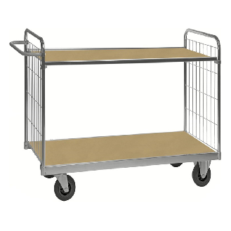 ESD-Etagenwagen Serie 9000-M mit 2 Etagen 1200x600mm Ladefläche ohne Bremse-Beschreibung lesen