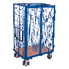 Etagenwagen, außen vergittert mit Flügeltür und Ladefläche 1245x785mm Etagenwagen, außen vergittert mit Flügeltür und Ladefläche 1245x785mm