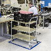 ESD-Etagenwagen mit integrierter Bremse