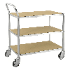 ESD-Etagenwagen mit Schiebegriff 3 Etagen 760x440mm Ladefläche mit Bremse