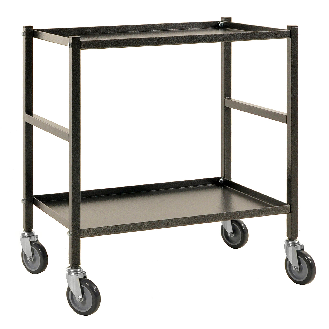 Kongamek Tischwagen 625x414mm Ladefläche in Anthrazit grau mit Bremse-Beschreibung lesen