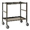 Kongamek Tischwagen 625x414mm Ladefläche in Anthrazit grau mit Bremse