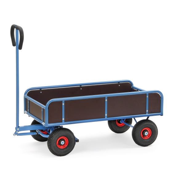 Handwagen mit 4 Wänden Vollgummi, 1145x645 mm Ladefläche 400kg Tragkraft Handwagen mit 4 Wänden Vollgummi, 1145x645 mm Ladefläche 400kg Tragkraft-Beschreibung lesen