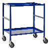 Kongamek Tischwagen 625x414mm Ladefläche in blau mit Bremse