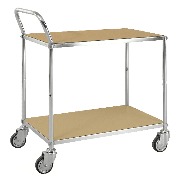 ESD-Etagenwagen mit Schiebegriff 2 Etagen 760x440mm Ladefläche mit Bremse ESD-Etagenwagen mit Schiebegriff 2 Etagen 760x440mm Ladefläche mit Bremse-Beschreibung lesen