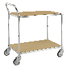 ESD-Etagenwagen mit Schiebegriff 2 Etagen 760x440mm Ladefläche mit Bremse